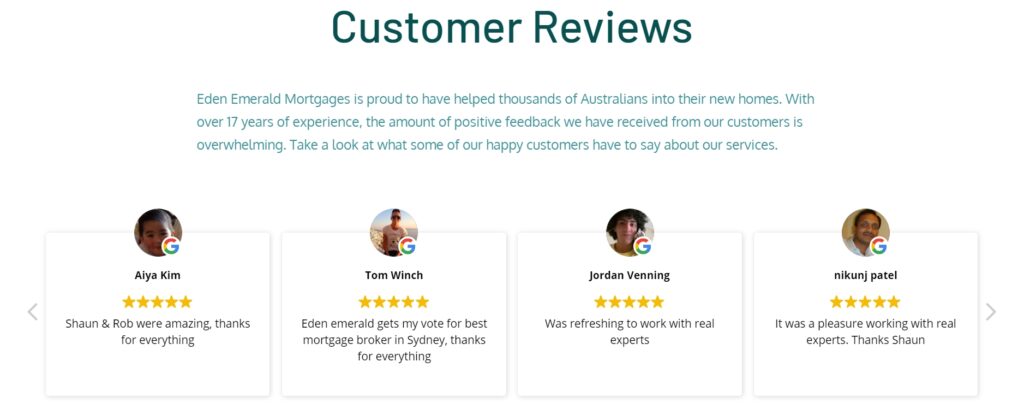 Customer reviews