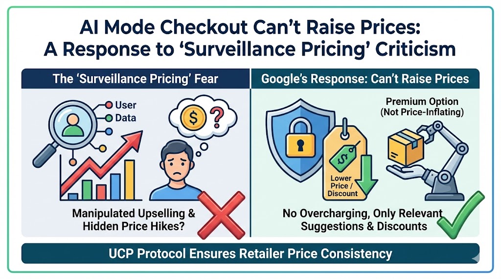 AI Mode Checkout Can't Raise Prices