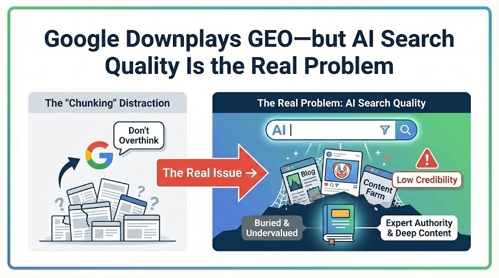 Google Downplays GEO