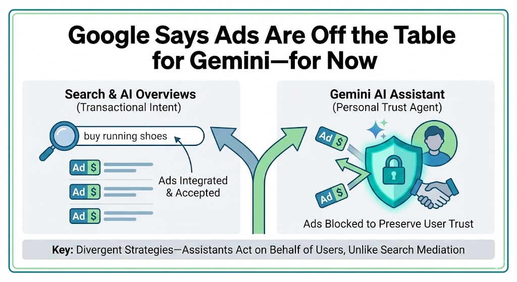 Google Says Ads Are Off the Table for Gemini—for Now