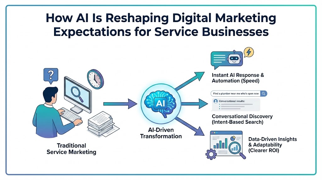 How AI Is Reshaping Digital Marketing Expectations for Service Businesses