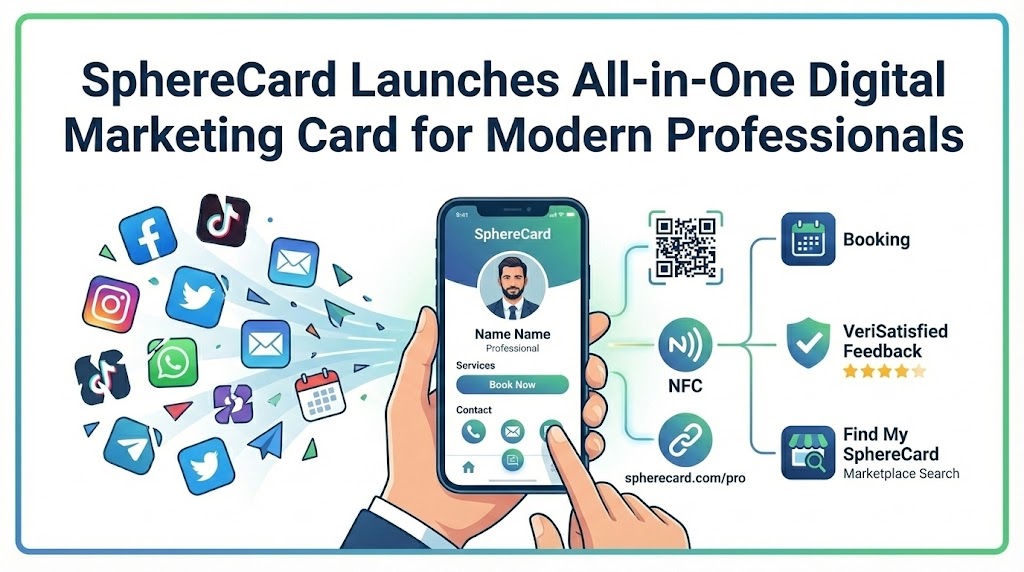 SphereCard Launches All-in-One Digital Marketing Card for Modern Professionals