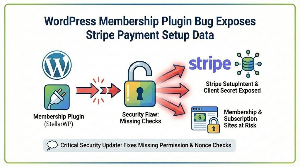 WordPress Membership Plugin Bug Exposes Stripe Payment Setup Data