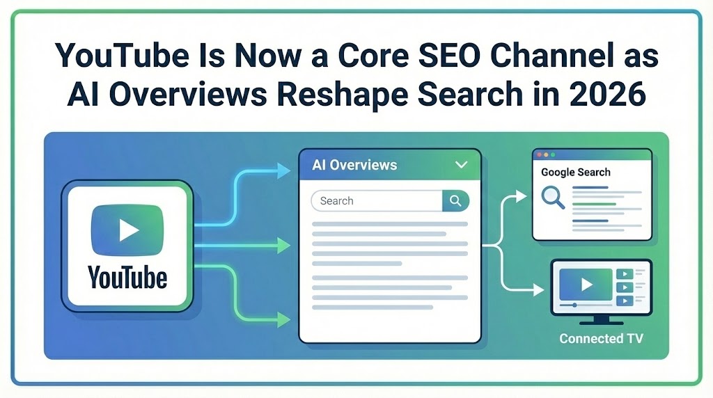 YouTube Is Now a Core SEO Channel as AI Overviews Reshape Search in 2026