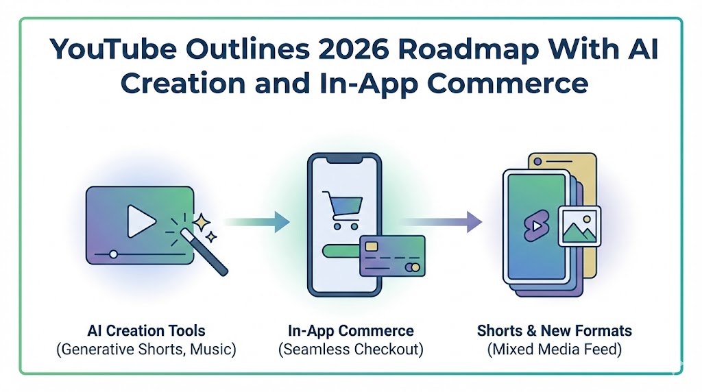 YouTube Outlines 2026 Roadmap With AI Creation and In-App Commerce
