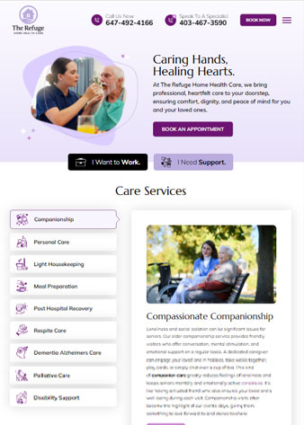 Refuge Home Health Care I Pad