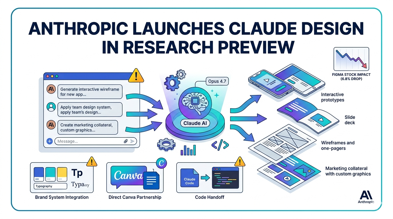 Anthropic Launches Claude Design in Research Preview With Opus 4.7