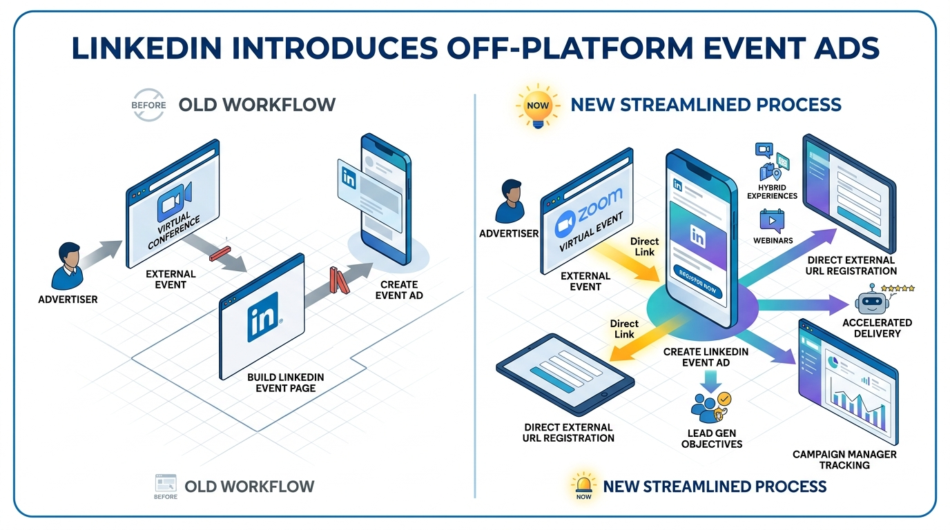 LinkedIn Launches Off-Platform Event Ads