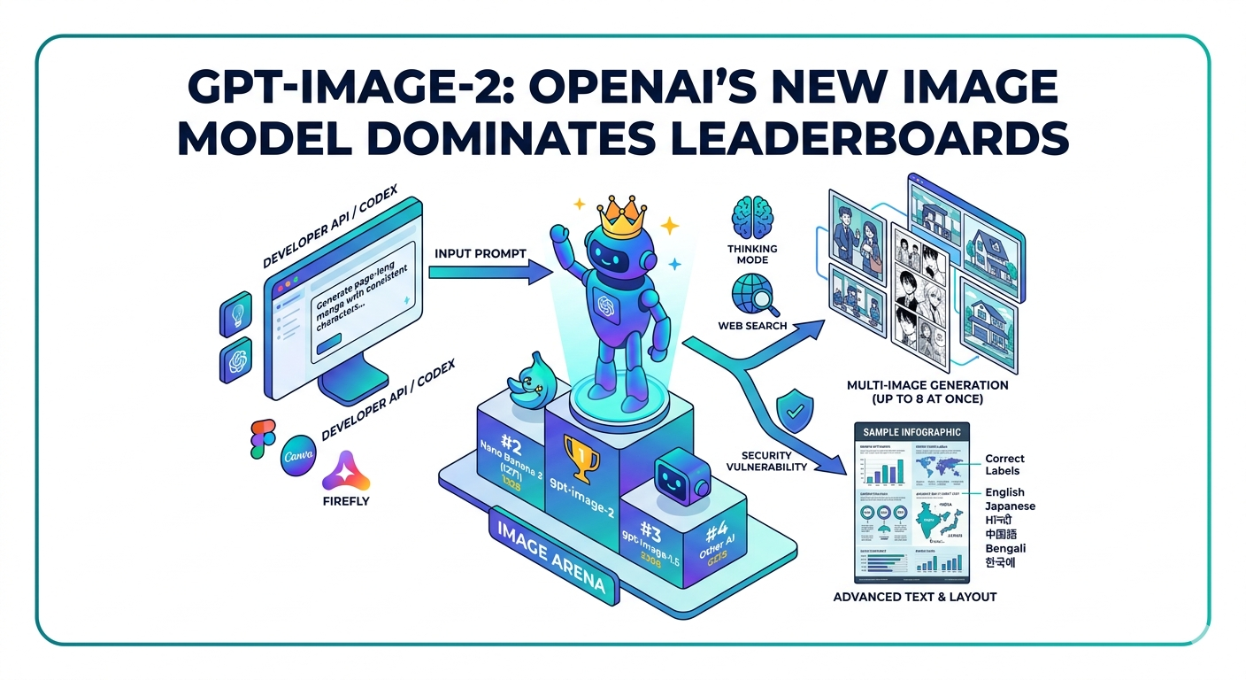 OpenAI Launches gpt-image-2 in API and Codex,