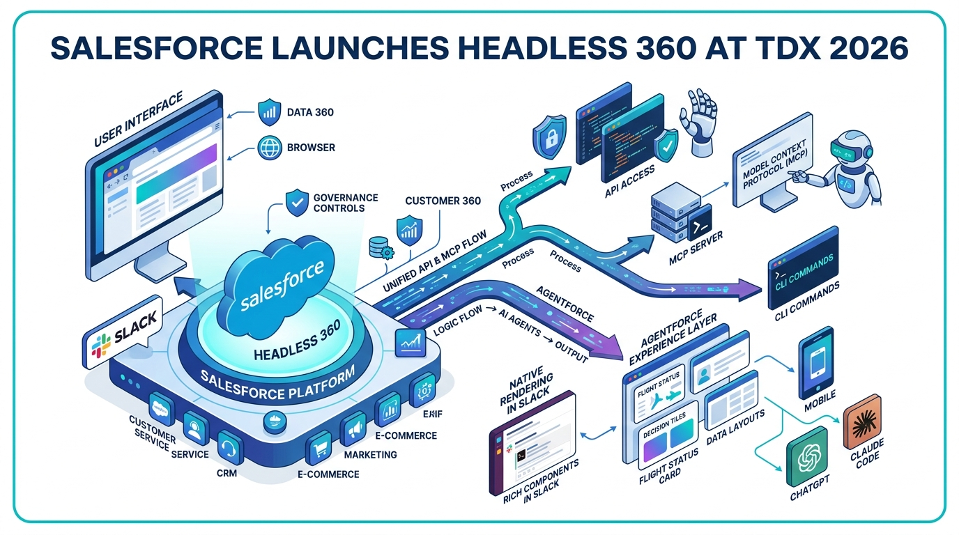 Salesforce Launches Headless 360 at TDX 2026