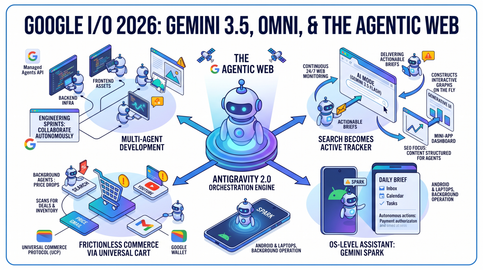 Google IO 2026 - Gemini 3.5, Omni, and the Agentic Web