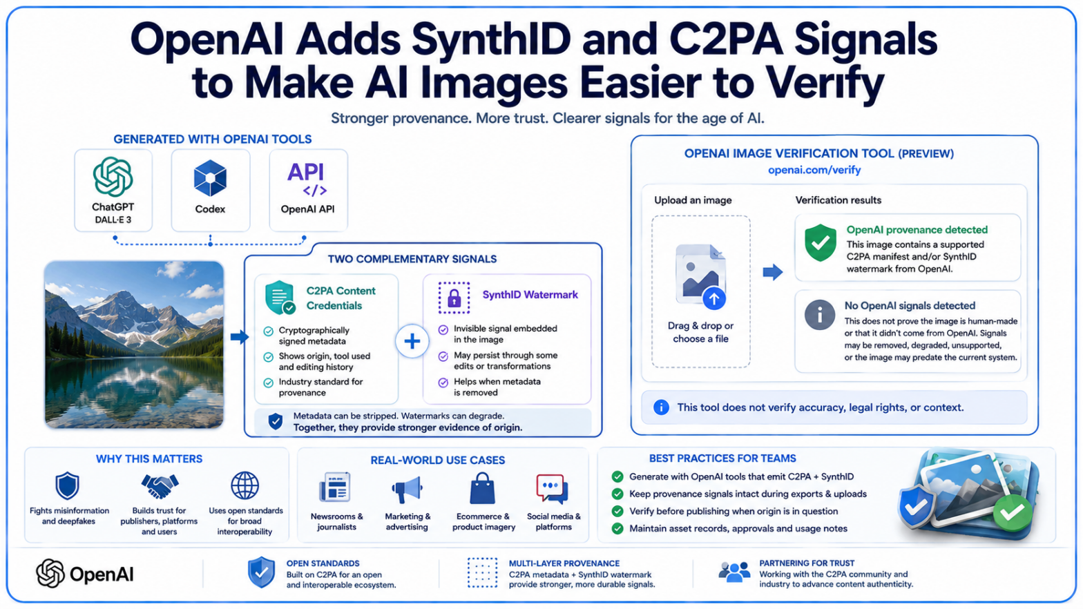 OpenAI Adds SynthID to AI Image Verification