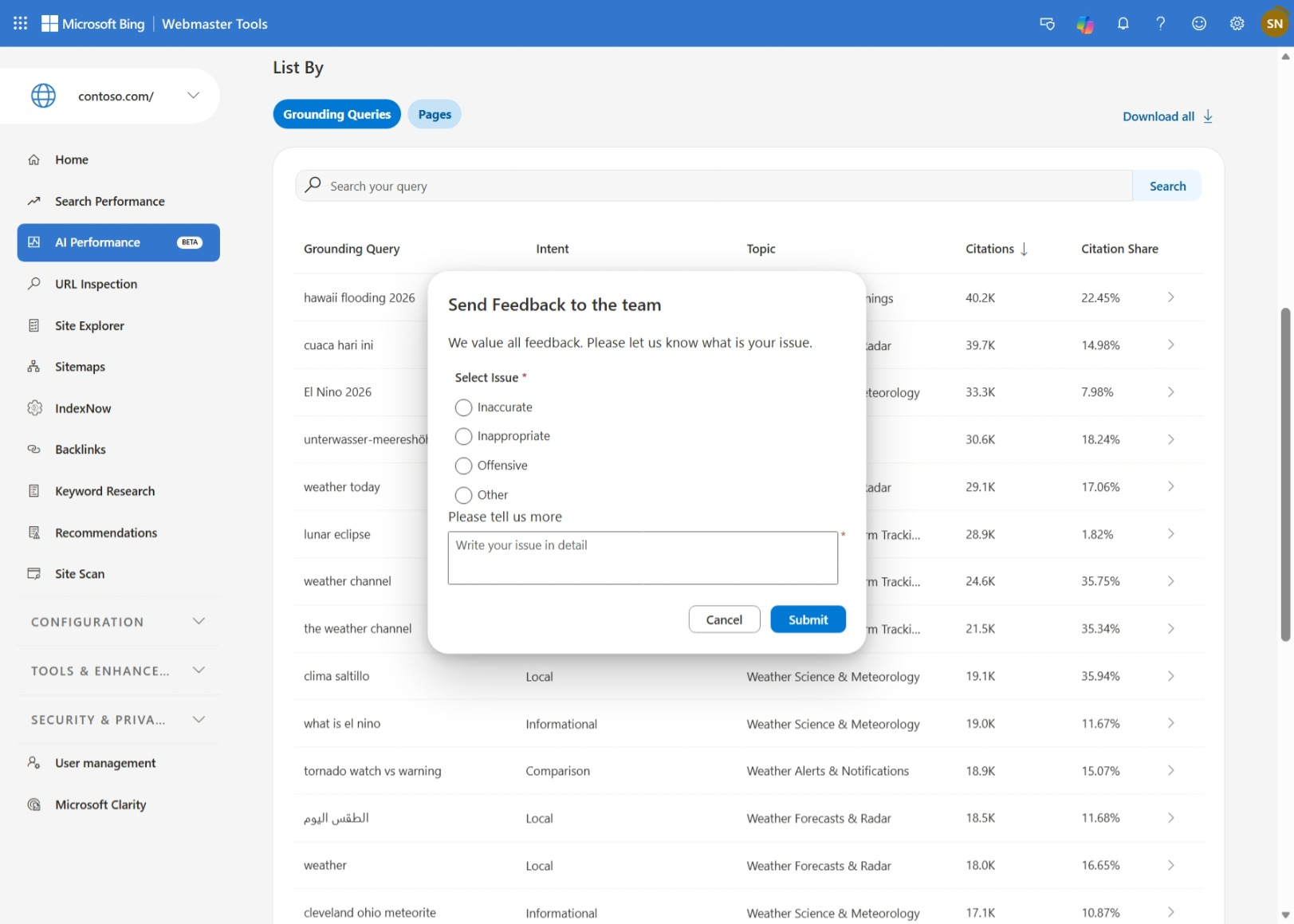 AI Availability and Providing Feedback