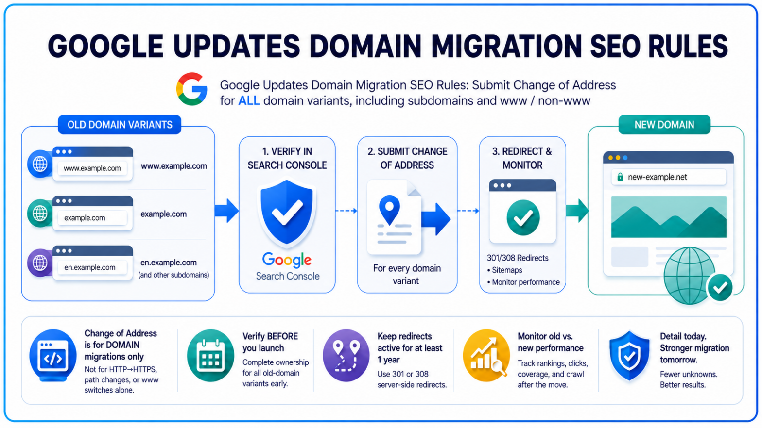 Google Updates Domain Migration SEO Rules