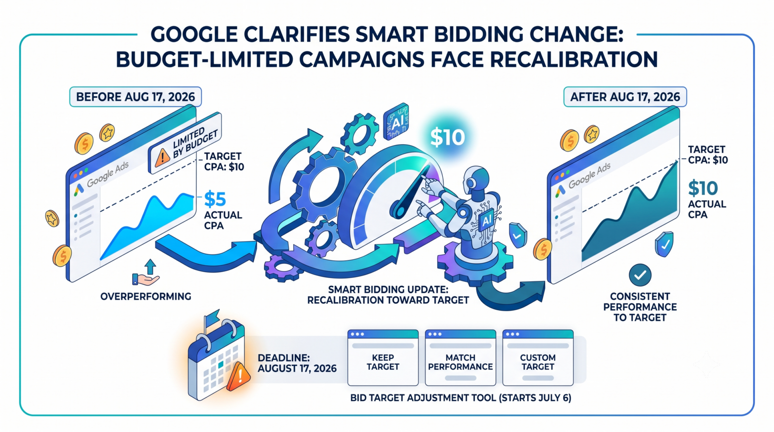 Google Issues Formal Clarification on Smart Bidding Change That Could Raise CPAs in Budget-Limited Campaigns