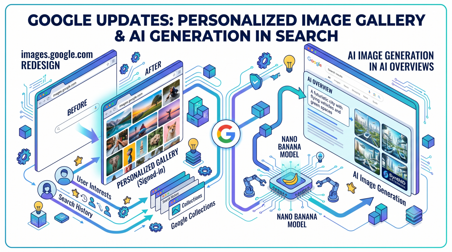 Google Replaces images.google.com Search Bar With Personalized Gallery, Adds AI Image Generation to AI Overviews