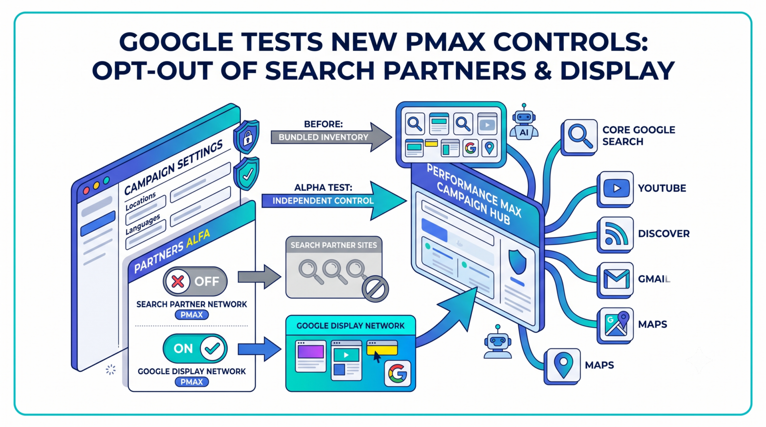 Google Tests Campaign-Level Network Controls for Performance Max, Letting Advertisers Opt Out of Search Partners and Display