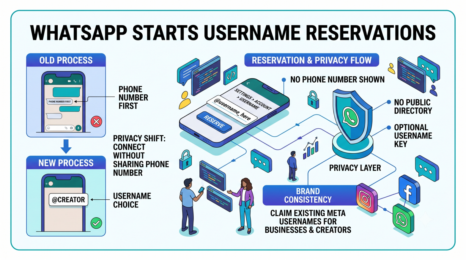 WhatsApp Starts Username Reservations Before Its Biggest Privacy Shift In Years
