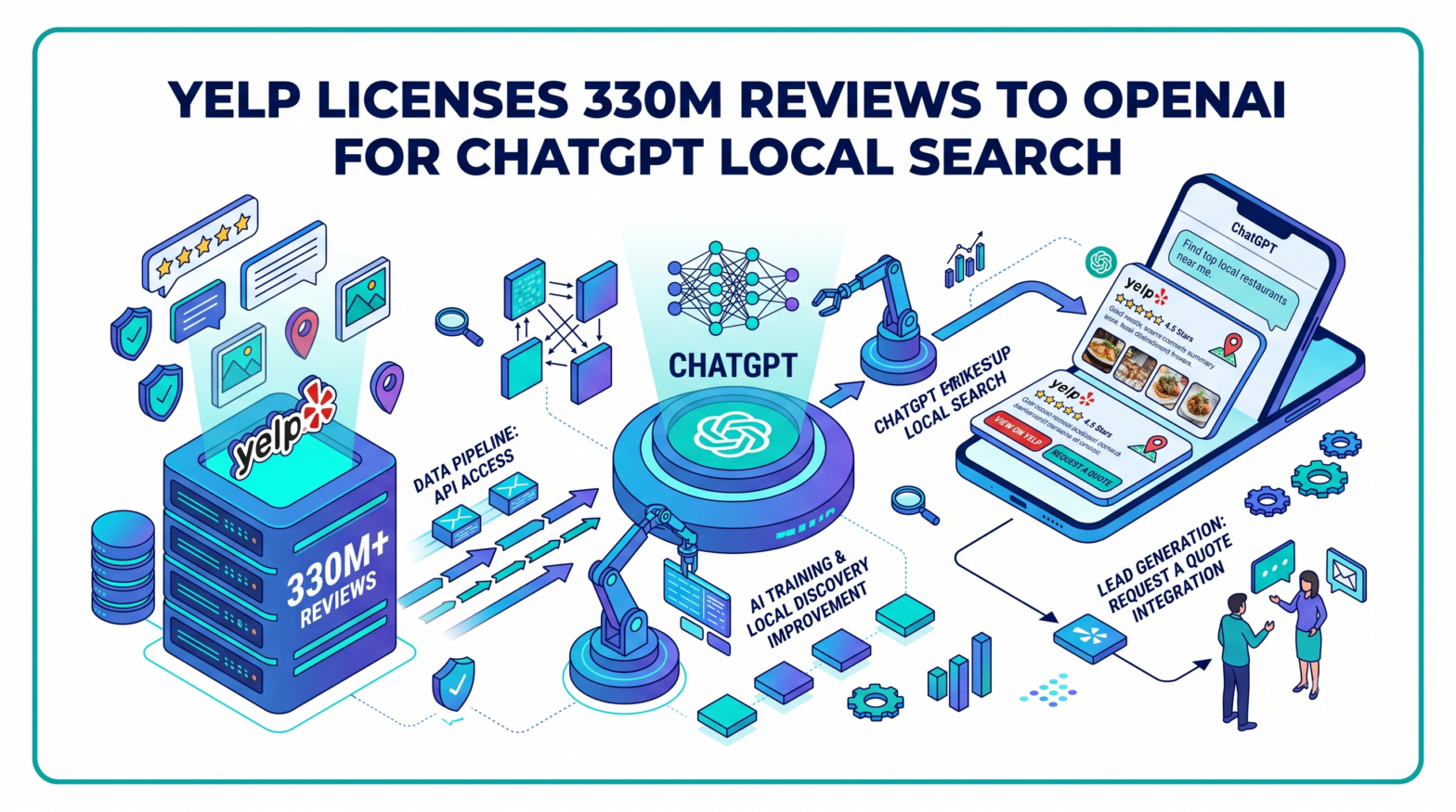 Yelp Signs Licensing Deal With OpenAI, Bringing 330 Million Reviews Into ChatGPT Local Search