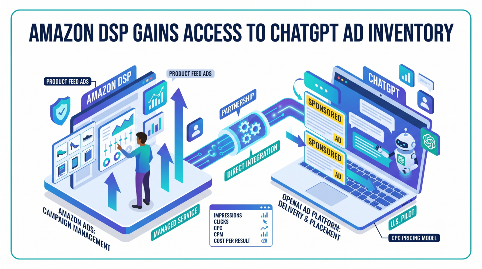 Amazon DSP Now Offers Access to ChatGPT Ad Inventory in U.S. Pilot with OpenAI