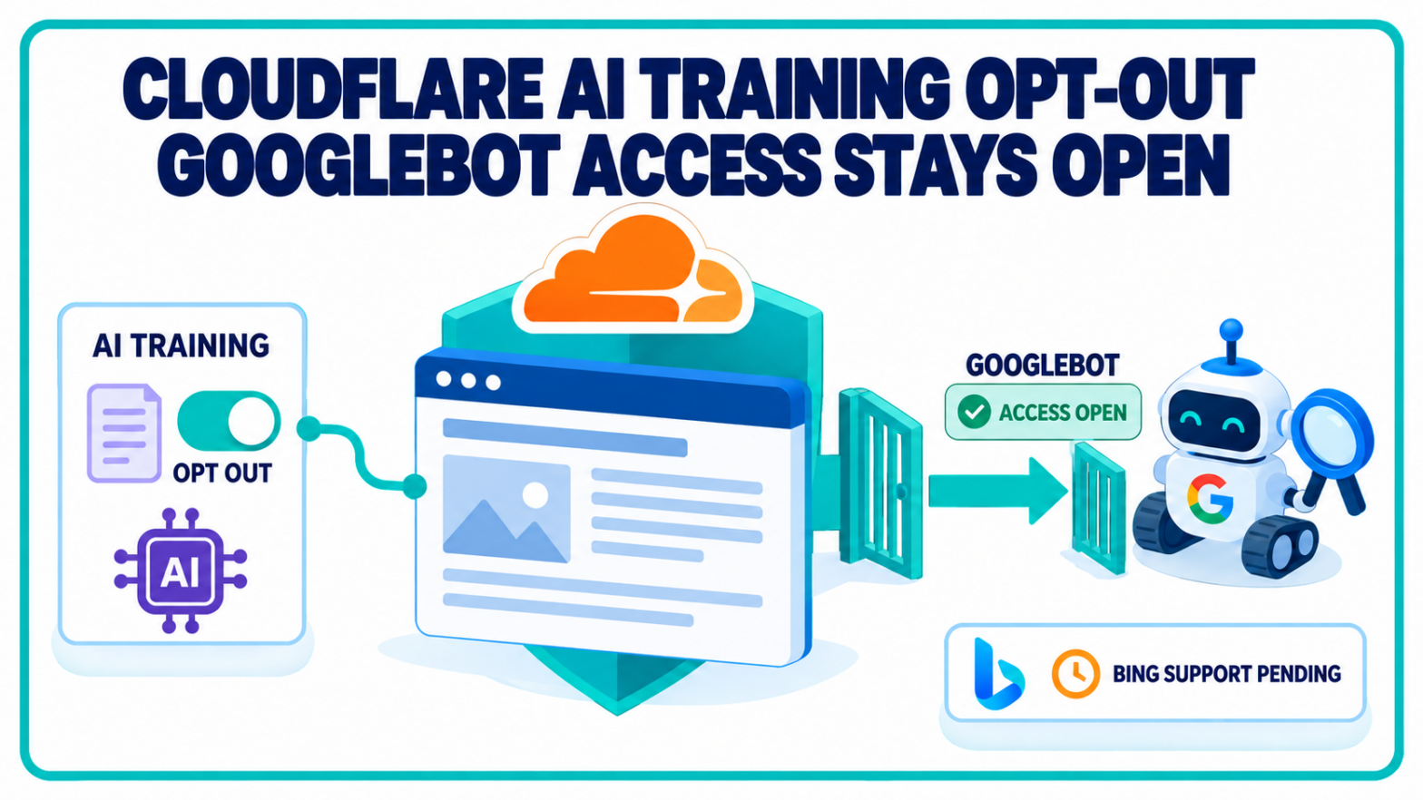 Cloudflare AI Training Opt-Out Keeps Googlebot Access