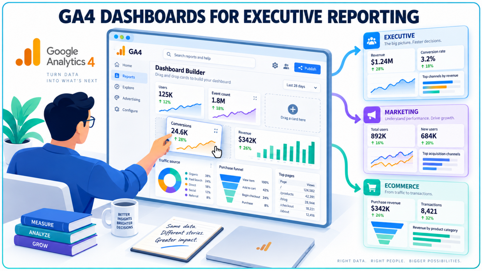 GA4 Dashboards Bring Executive Reporting Into the Analytics Workspace