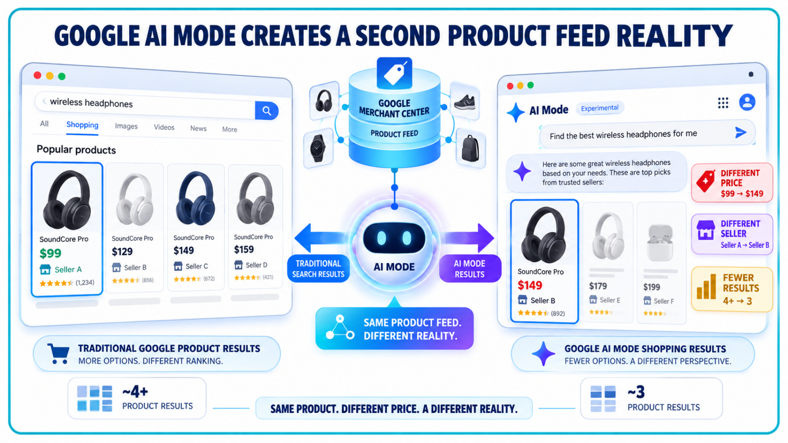 Google AI Mode Is Creating a Second Product Feed Reality for Retailers