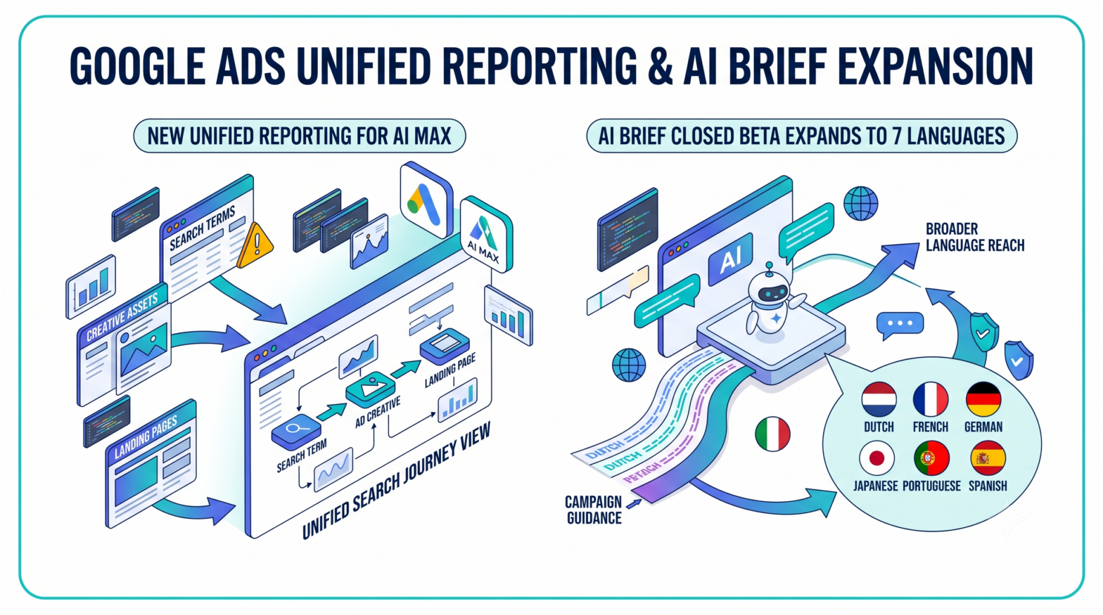 Google Adds Unified Search Ads Reporting to AI Max and Expands AI Brief to Seven Languages