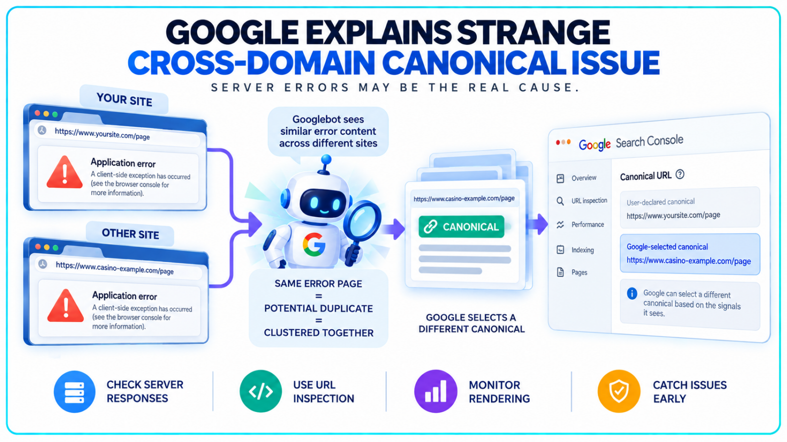 Google Explains Strange Cross-Domain Canonical Issue