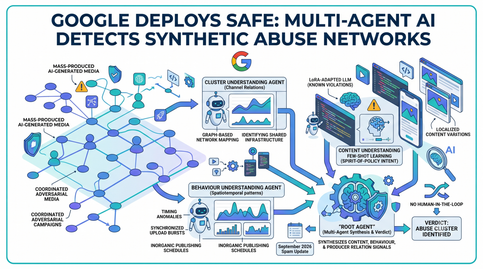 Google Deploys SAFE, a Multi-Agent AI System for Detecting Synthetic Content Abuse Networks