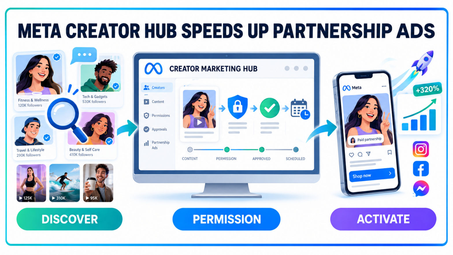 Meta Creator Hub Speeds Up Partnership Ad Workflows