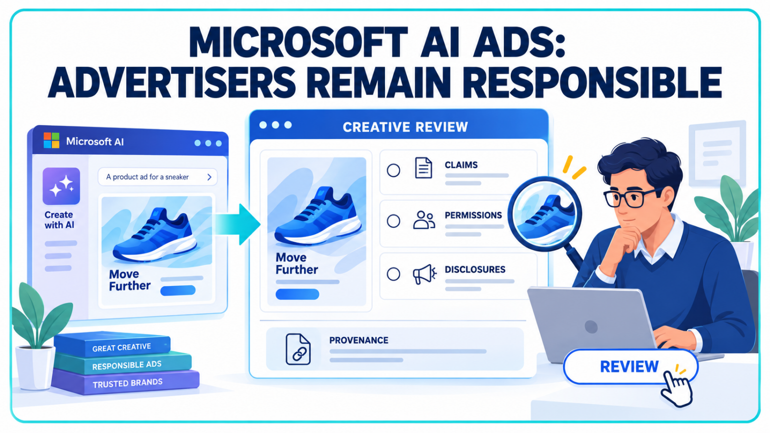 Microsoft AI Ad Guidance Puts Advertisers on Notice