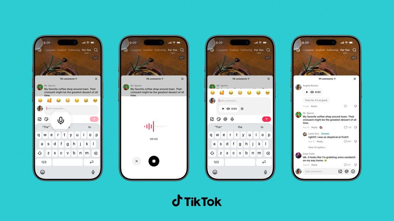 TikTok Update Adds Voice In Comments
