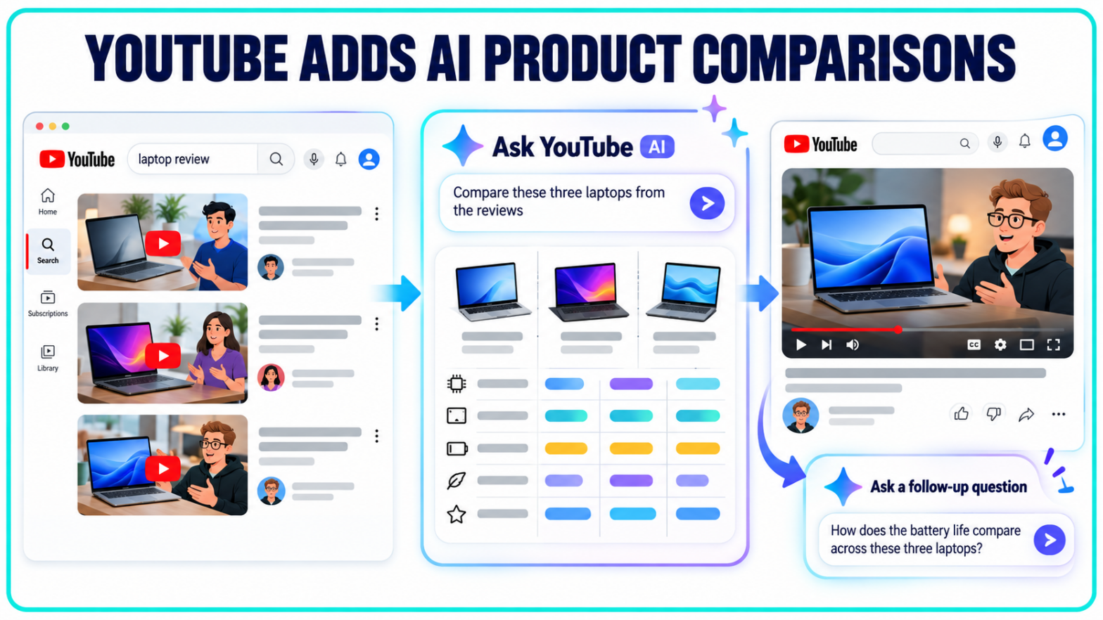 YouTube Adds Product Comparisons to Ask YouTube