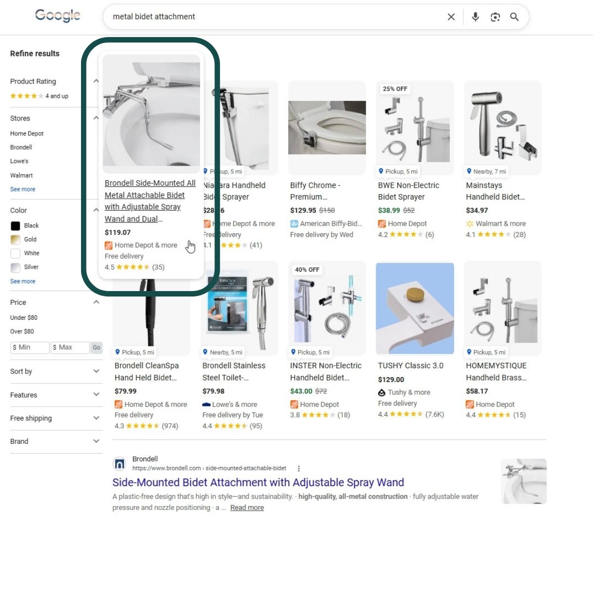 AI SERP Study Example 1