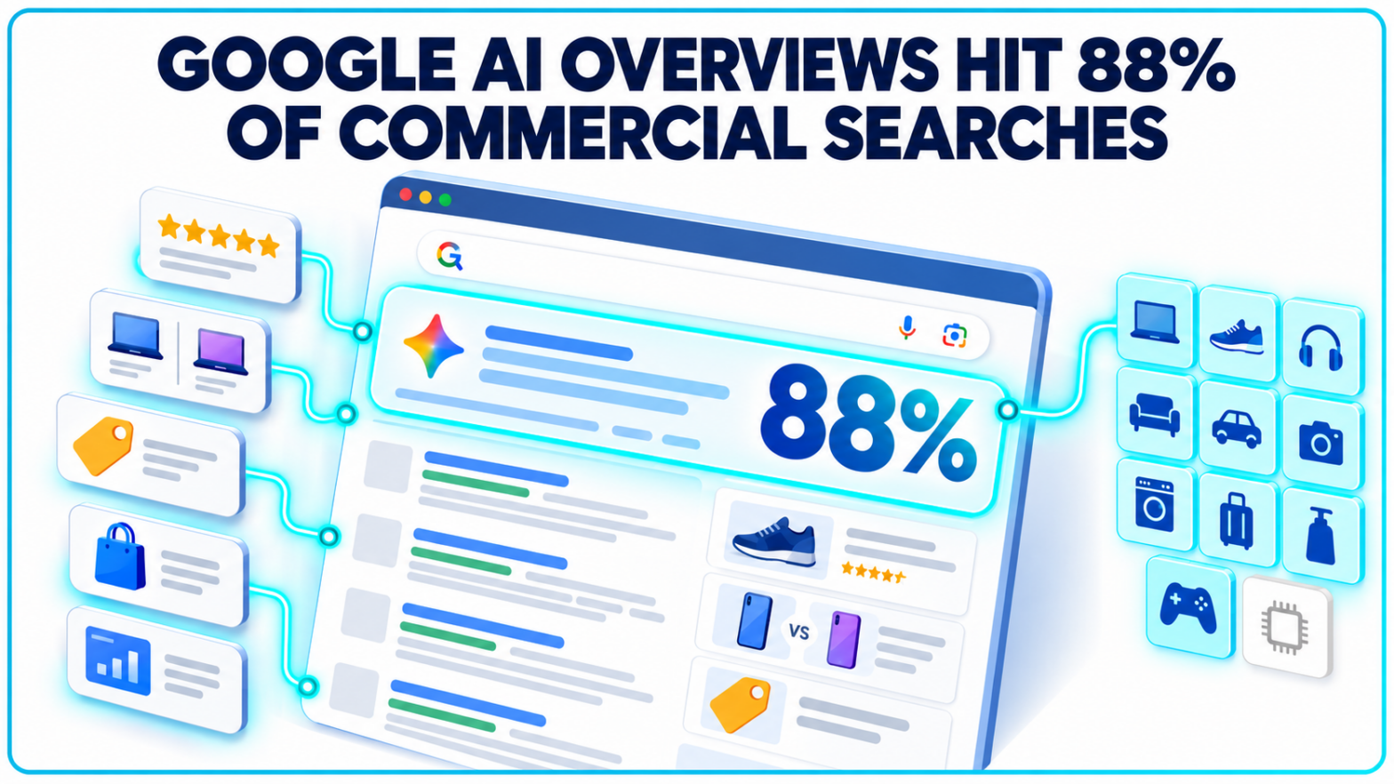 AI Overviews Reach 88% of Tracked Buyer Searches