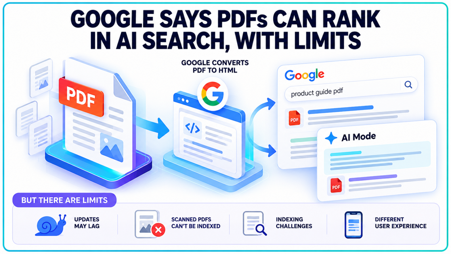 Google Says PDFs Can Rank in AI Search, With Limits