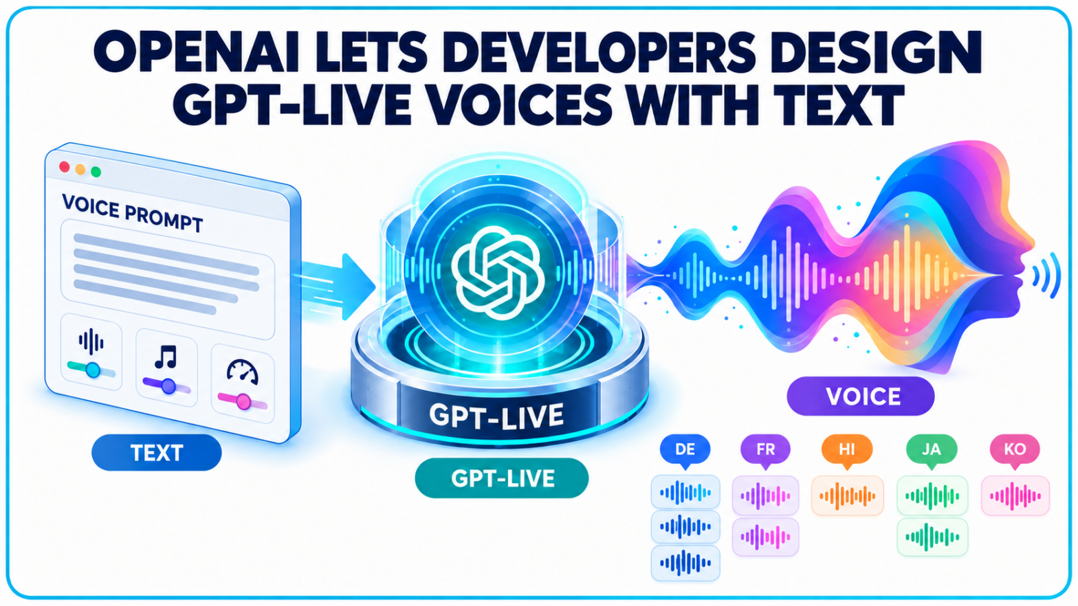 OpenAI Adds Prompt-to-Voice for GPT-Live