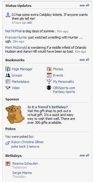 Facebook Status
