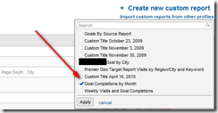 tips to  share Google Analytics Custom reports between profiles